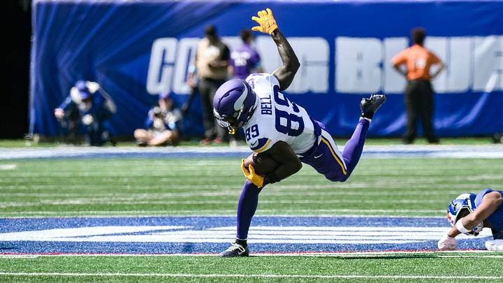 Dillon Bell might have to step up in a serious way if he hopes to stick around in the Vikings' WR room. 