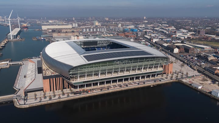 Views Of Everton's Bramley-Moore Dock Stadium