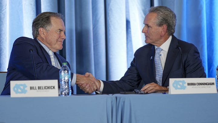 North Carolina Tar Heels head coach Bill Belichick formally signed his contract this week with the university.