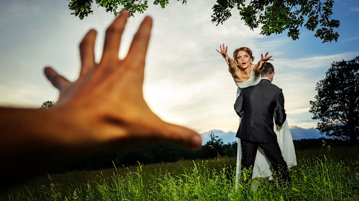In Russia, people may 'kidnap' the bride.