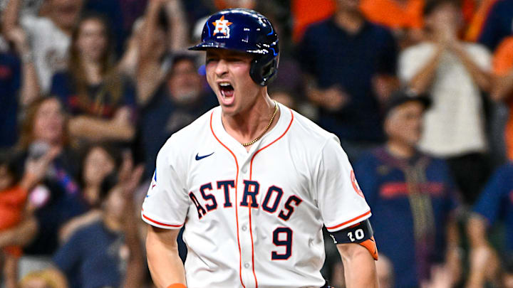 Houston Astros infielder Zach Dezenzo