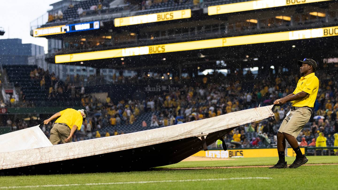 Pirates vs. Red Sox Game Enters Rain Delay