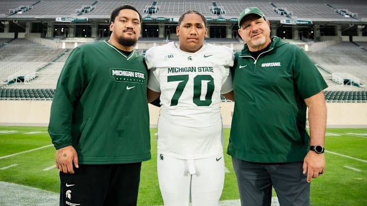 Koloi Keli on his official visit to Michigan State Koloi Keli on his official visit to Michigan State