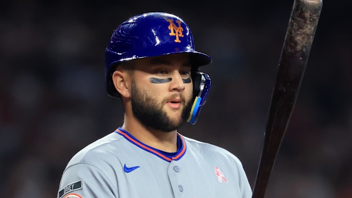 May 10, 2026; Phoenix, Arizona, USA; New York Mets infielder Bo Bichette against the Arizona Diamondbacks at Chase Field. Mandatory Credit: Mark J. Rebilas-Imagn Images