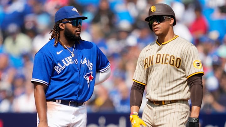 Vladimir Guerrero Jr. y Juan Soto son candidatos a recibir una extensión de contrato en 2024
