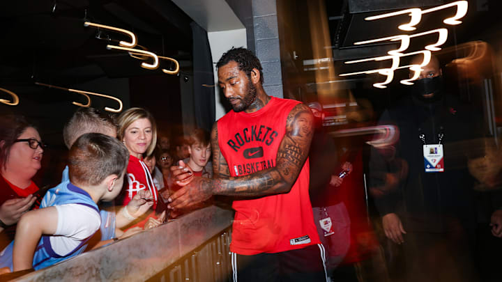 John Wall promedió 20.6 puntos en su única temporada en acción con los Houston Rockets