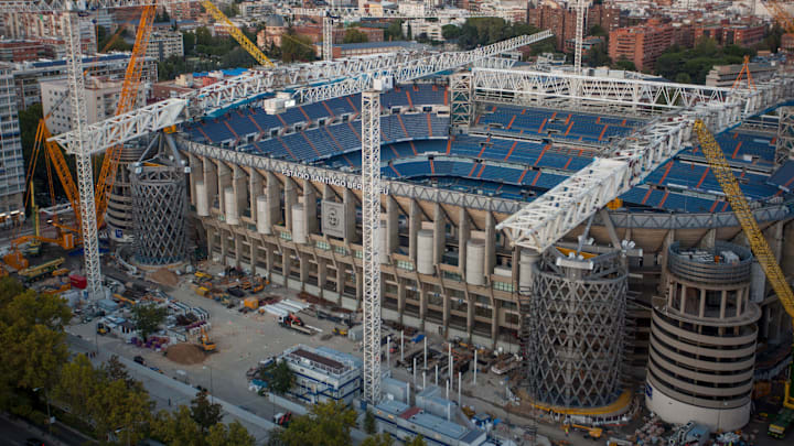 Les travaux pour rénover le Santiago-Bernabéu ont débuté il y a six ans.