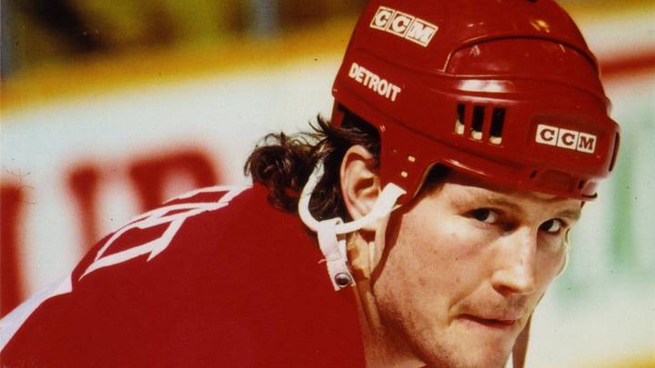 Detroit Red Wings left winger Bob Probert Detroit Red Wings left winger Bob Probert