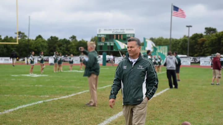 Paul Longo, who was the head football coach at William Floyd for 31 years, will now lead Shoreham-Wading River's program starting this year. Longo stepped down at William Floyd in mid-December.