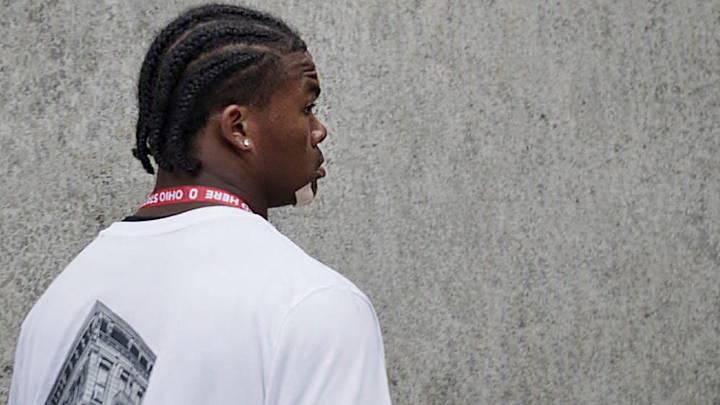 Blessed Trinity Catholic (Roswell, Georgia) defensive lineman DJ Jacobs attends the Ohio State football game against Ball State at Ohio Stadium on Sept. 5, 2026. Blessed Trinity Catholic (Roswell, Georgia) defensive lineman DJ Jacobs attends the Ohio State football game against Ball State at Ohio Stadium on Sept. 5, 2026.