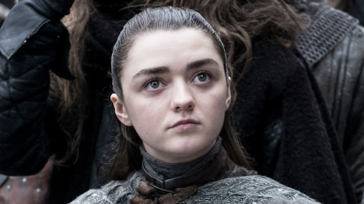 Maisie Williams as Arya Stark in Game of Thrones.