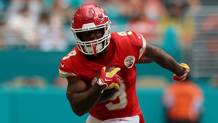 Kansas City Chiefs running back Kenneth Walker Kansas City Chiefs running back Kenneth Walker