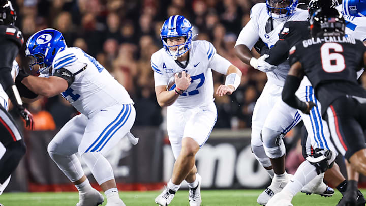 BYU QB Bear Bachmeier against Cincinnati