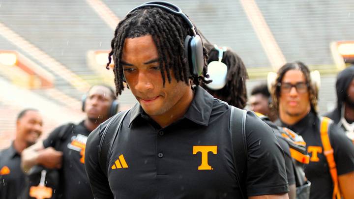 Joakim Dodson prior to kickoff in Neyland Stadium vs. Furman Joakim Dodson prior to kickoff in Neyland Stadium vs. Furman