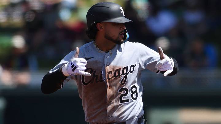 Chicago White Sox right fielder Everson Pereira. Chicago White Sox right fielder Everson Pereira.