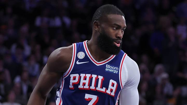Philadelphia 76ers guard Jaylen Brown