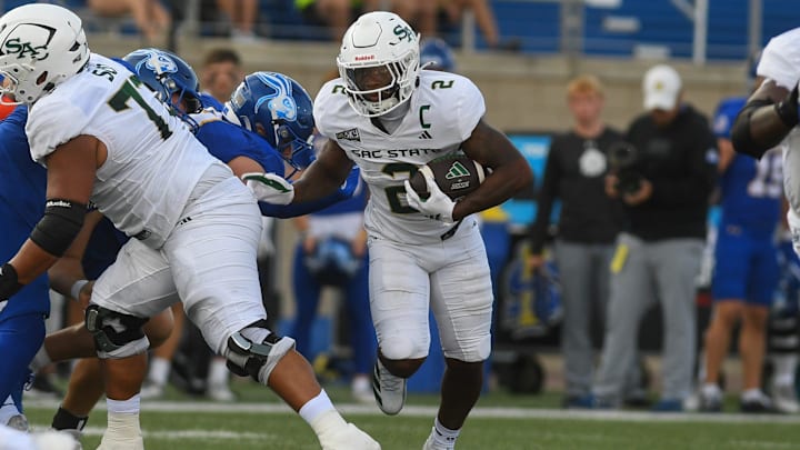 Sacramento State Hornets running back Rodney Hammond Jr. (2)