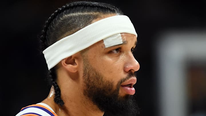 Oct 25, 2025; Denver, Colorado, USA; Phoenix Suns forward Dillon Brooks (3) during the first half against the Denver Nuggets at Ball Arena. Mandatory Credit: Christopher Hanewinckel-Imagn Images Oct 25, 2025; Denver, Colorado, USA; Phoenix Suns forward Dillon Brooks (3) during the first half against the Denver Nuggets at Ball Arena. Mandatory Credit: Christopher Hanewinckel-Imagn Images