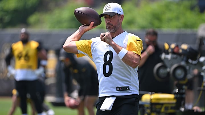 Former NY Jets quarterback Aaron Rodgers