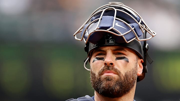 Seattle Mariners catcher Curt Casali.