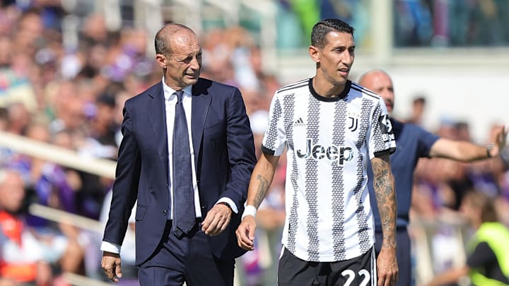 Allegri rischia di dover rinunciare a Di Maria per la sfida contro il PSG