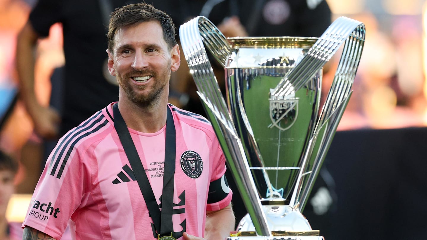 Lionel Messi’s wife Antonela stuns in sweet moment celebrating Inter Miami’s MLS cup
