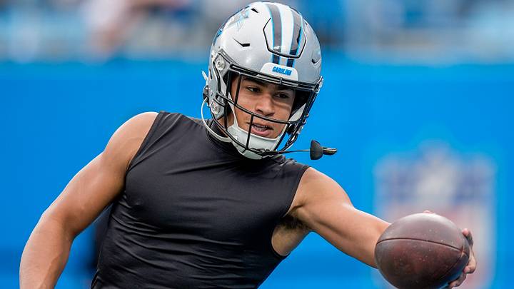 Carolina Panthers wide receiver Jalen Coker 