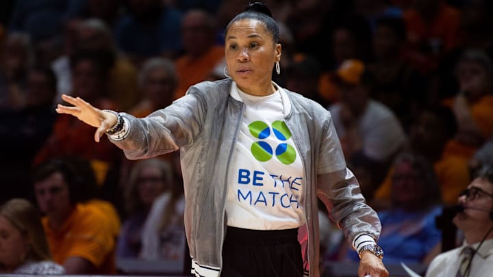 South Carolina basketball coach Dawn Staley