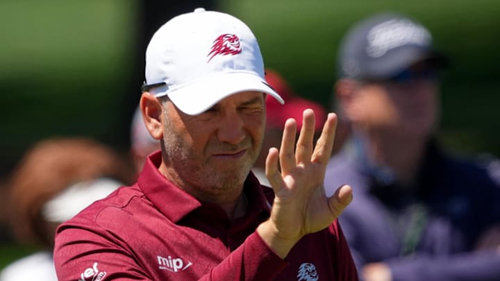 Sergio Garcia issued an apology Tuesday for poor behavior in the final round Sunday at the Masters. Sergio Garcia issued an apology Tuesday for poor behavior in the final round Sunday at the Masters.