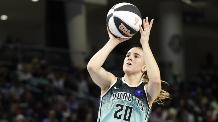 New York Liberty guard Sabrina Ionescu. New York Liberty guard Sabrina Ionescu.