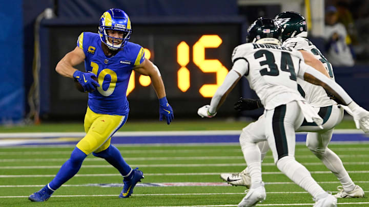 Bet the UNDER on Cooper Kupp's receptions prop against the Eagles in the divisional round.