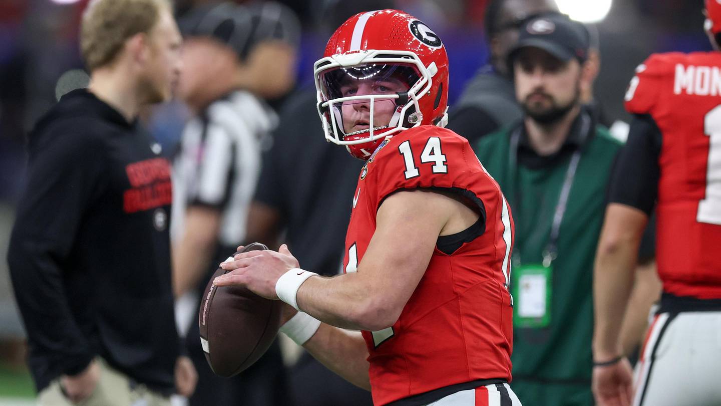 Georgia Football's Gunner Stockton Completely Misidentified by ESPN