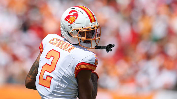 Tampa Bay Buccaneers wide receiver Emeka Egbuka.