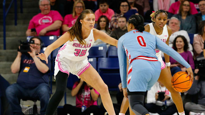Gonzaga Bulldogs guard Bree Salenbien. Gonzaga Bulldogs guard Bree Salenbien.