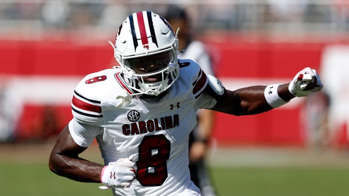 South Carolina wide receiver Nyck Harbor