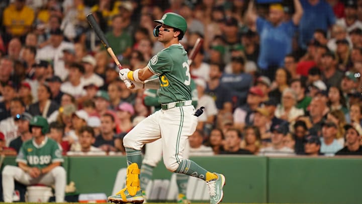 Jul 11, 2025; Boston, Massachusetts, USA; Boston Red Sox third base Marcelo Mayer (39) hits a double to drive in a run against the Tampa Bay Rays in the fourth inning at Fenway Park. Mandatory Credit: David Butler II-Imagn Images Jul 11, 2025; Boston, Massachusetts, USA; Boston Red Sox third base Marcelo Mayer (39) hits a double to drive in a run against the Tampa Bay Rays in the fourth inning at Fenway Park. Mandatory Credit: David Butler II-Imagn Images