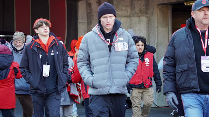 Brady Edmunds was at Ohio Stadium to watch the Ohio State Buckeyes take on the Michigan Wolverines in an NCAA football game on Saturday Nov. 30, 2024. Brady Edmunds was at Ohio Stadium to watch the Ohio State Buckeyes take on the Michigan Wolverines in an NCAA football game on Saturday Nov. 30, 2024.