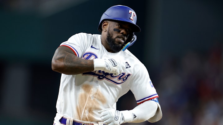Adolis García fue el héroe del primer juego de la Serie Mundial 