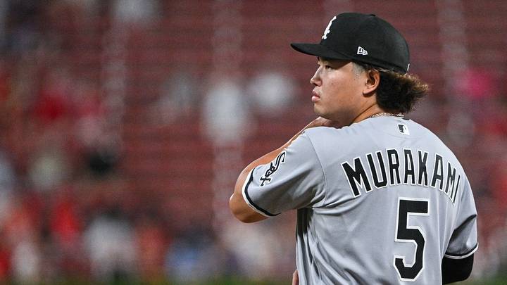 Sep 11, 2026; St. Louis, Missouri, USA; Chicago White Sox first baseman Munetaka Murakami (5) looks on during the eighth inning against the St. Louis Cardinals at Busch Stadium. Mandatory Credit: Jeff Curry-Imagn Images Sep 11, 2026; St. Louis, Missouri, USA; Chicago White Sox first baseman Munetaka Murakami (5) looks on during the eighth inning against the St. Louis Cardinals at Busch Stadium. Mandatory Credit: Jeff Curry-Imagn Images