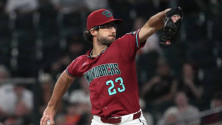 Jul 1, 2026; Phoenix, Arizona, USA; Arizona Diamondbacks pitcher Zac Gallen (23) throws against the San Francisco Giants in the first inning at Chase Field. Mandatory Credit: Rick Scuteri-Imagn Images Jul 1, 2026; Phoenix, Arizona, USA; Arizona Diamondbacks pitcher Zac Gallen (23) throws against the San Francisco Giants in the first inning at Chase Field. Mandatory Credit: Rick Scuteri-Imagn Images