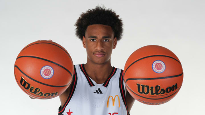 Alijah Arenas poses at a photoshoot in New York.