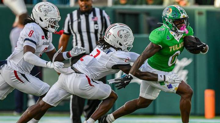 Tulane RB Mo Turner breaks free vs South Alabama Tulane RB Mo Turner breaks free vs South Alabama