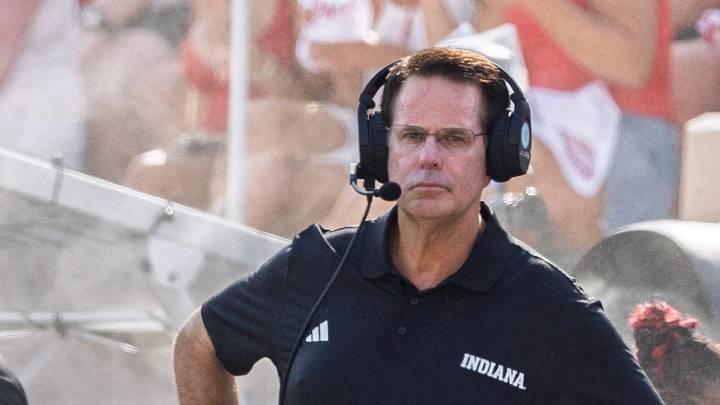 Indiana Head Coach Curt Cignetti during the Indiana versus Western Kentucky football game at Memorial Stadium on Saturday, Sept. 19, 2026. Indiana Head Coach Curt Cignetti during the Indiana versus Western Kentucky football game at Memorial Stadium on Saturday, Sept. 19, 2026.