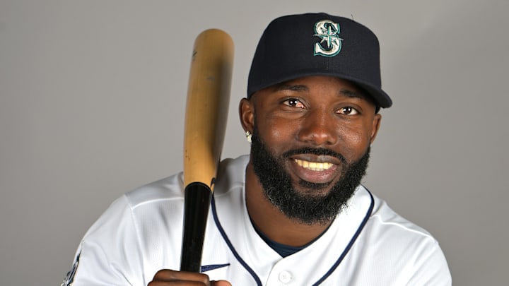 Feb 19, 2026; Peoria, AZ, USA; Seattle Mariners left fielder Randy Arozarena (56) during spring training photo day in Peoria, AZ. Mandatory Credit: Jayne Kamin-Oncea-Imagn Images Feb 19, 2026; Peoria, AZ, USA; Seattle Mariners left fielder Randy Arozarena (56) during spring training photo day in Peoria, AZ. Mandatory Credit: Jayne Kamin-Oncea-Imagn Images