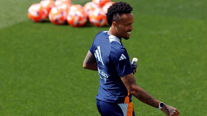 Eder Militão está de volta aos treinos pelo Real Madrid