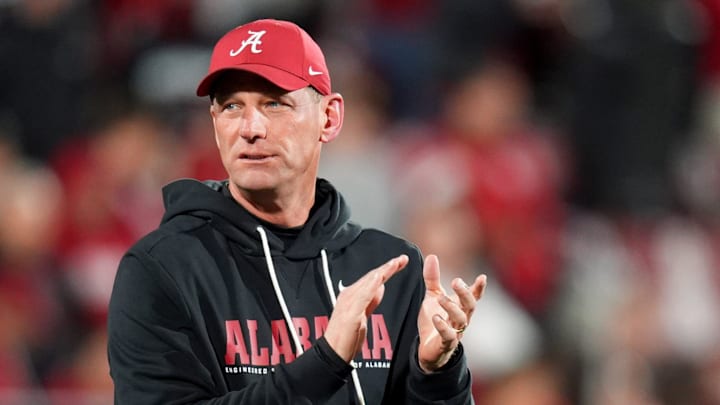 Alabama head football coach Kalen DeBoer