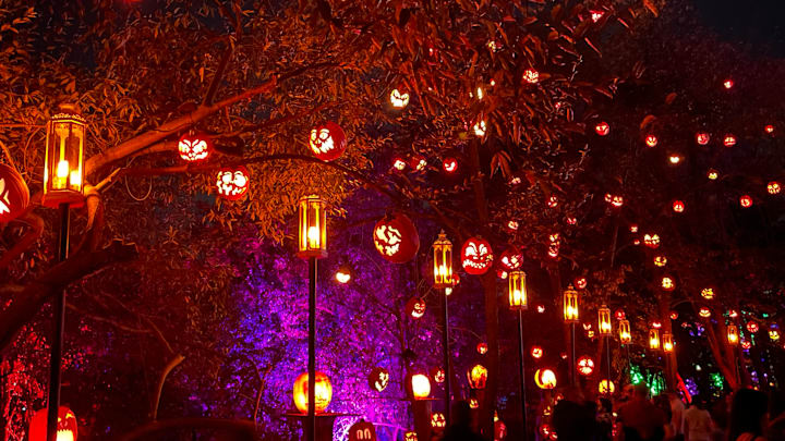 Evenings get spooky at the Providence Zoo during the autumn season. Image courtesy Keith Langston