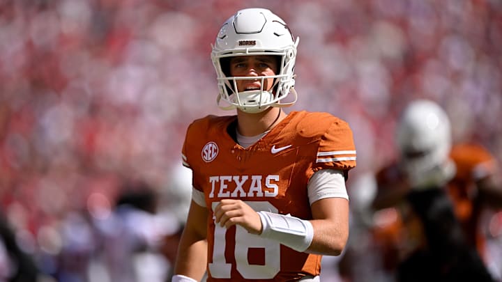 Arch Manning hopes his solid performance in Texas’s win over Oklahoma is a turning point for an otherwise disappointing 2025 season so far.