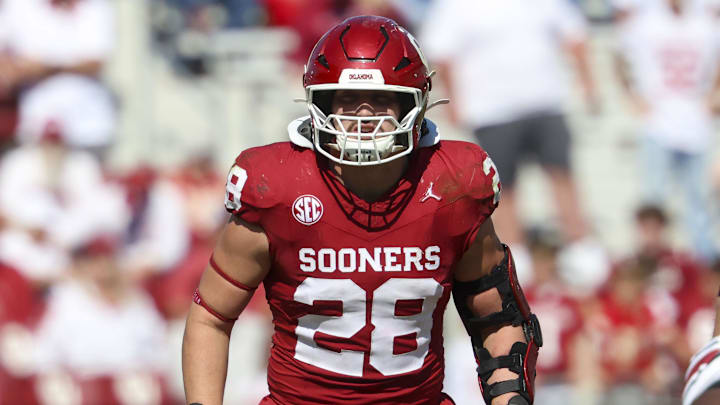Oklahoma linebacker Danny Stutsman Oklahoma linebacker Danny Stutsman