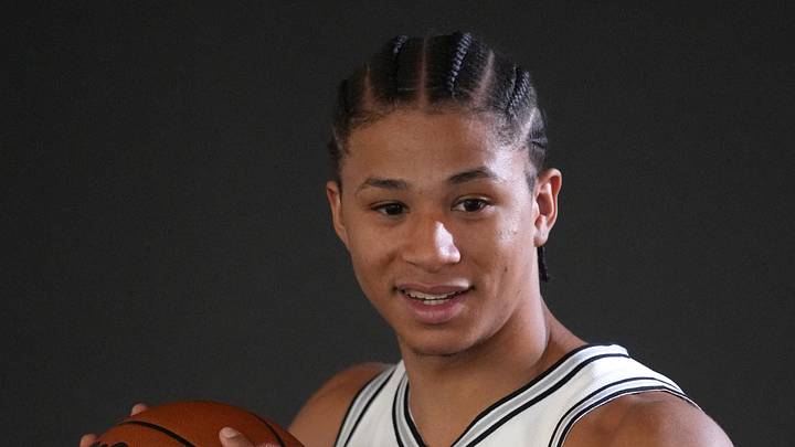 Sep 28, 2026; San Antonio, TX, USA; San Antonio Spurs forward Carter Bryant (11) poses for photos during Media Day at Victory Capital Performance Center in San Antonio, Texas. Mandatory Credit: Scott Wachter-Imagn Images Sep 28, 2026; San Antonio, TX, USA; San Antonio Spurs forward Carter Bryant (11) poses for photos during Media Day at Victory Capital Performance Center in San Antonio, Texas. Mandatory Credit: Scott Wachter-Imagn Images